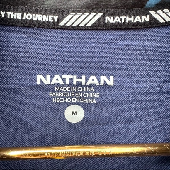 Nathan Tour Hooded Waterproof Jacket Peacoat Navy Blue Medium NWT - Picture 5 of 15